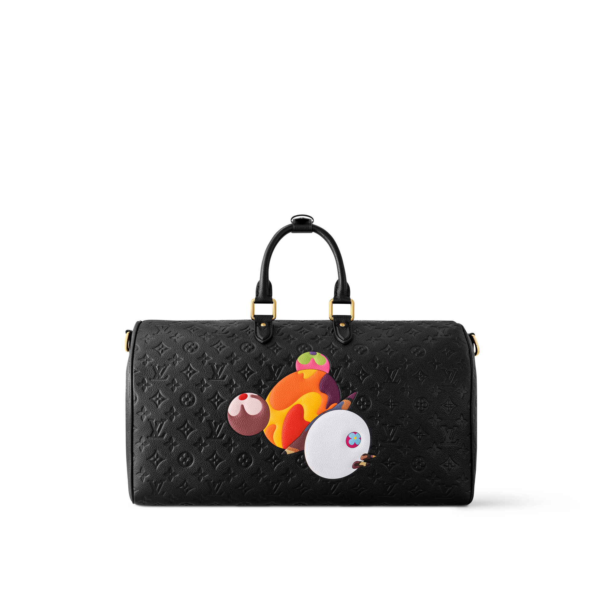 LV x TM Keepall Bandoulière 45 Pelle Monogram Empreinte Uomo Bags Tutte le collezioni | LOUIS VUITTON (Zoom prodotto)